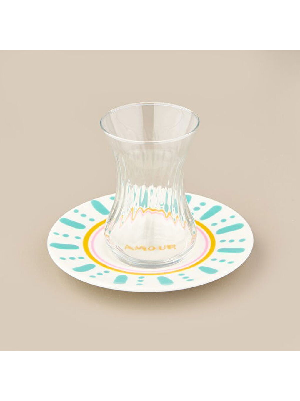 Karışık Kitchen Amour Çay Tabağı - Renkli - 13 cm-2