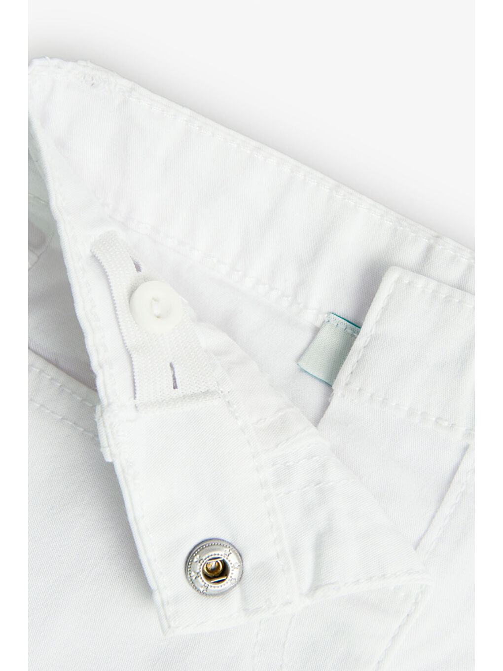 Beyaz Kız Çocuk Şort-2