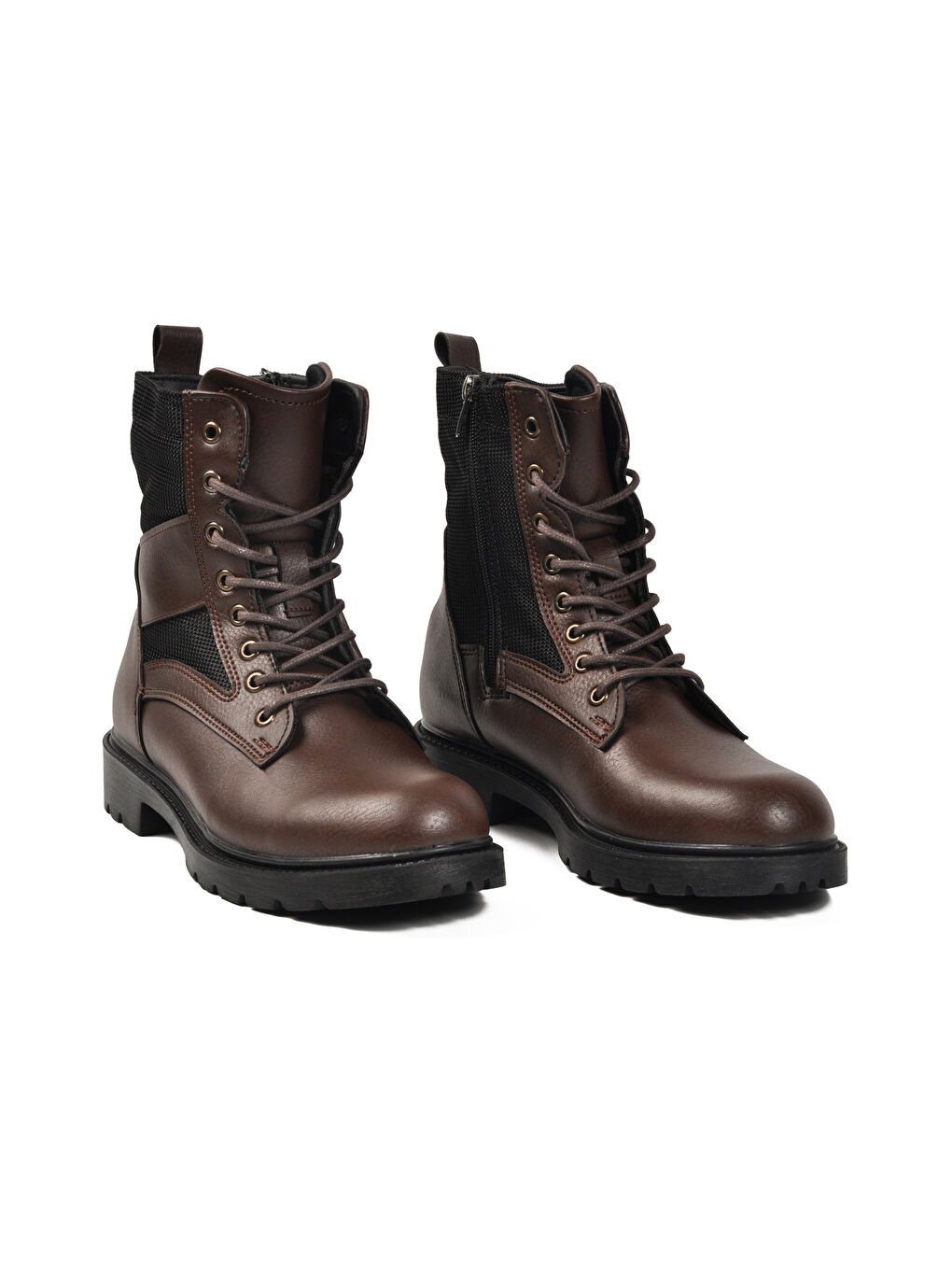 Kahverengi Kahve İçi Polarlı Kaymaz Taban Uzun Erkek Bot 756 M-2