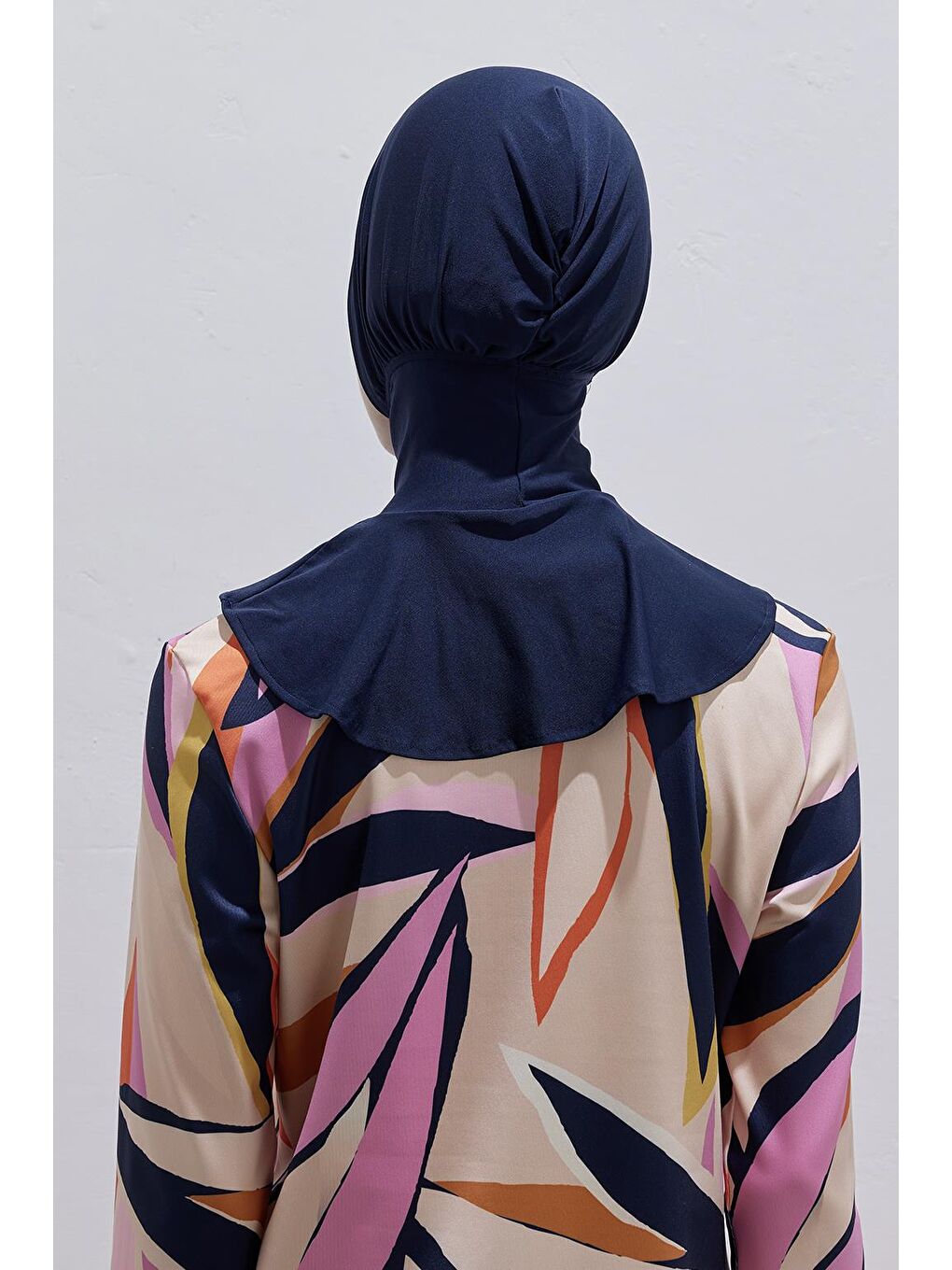 Boyunluklu Yüzücü 25 Bone Lacivert-3