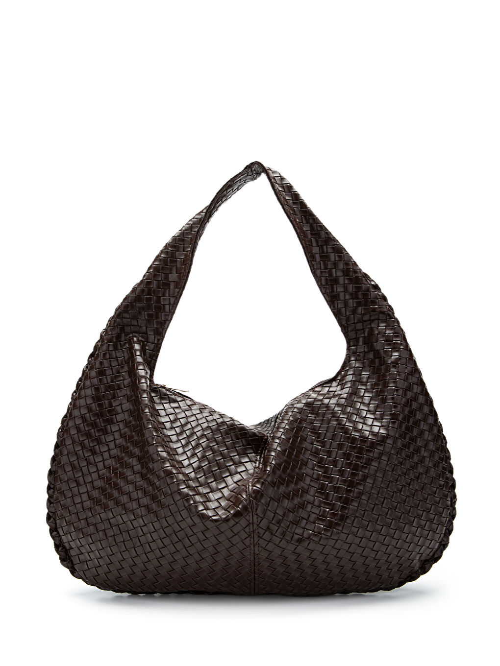 Kahverengi Salaş Örgü Detay Lauren Kadın Kol Çanta Acı Kahve