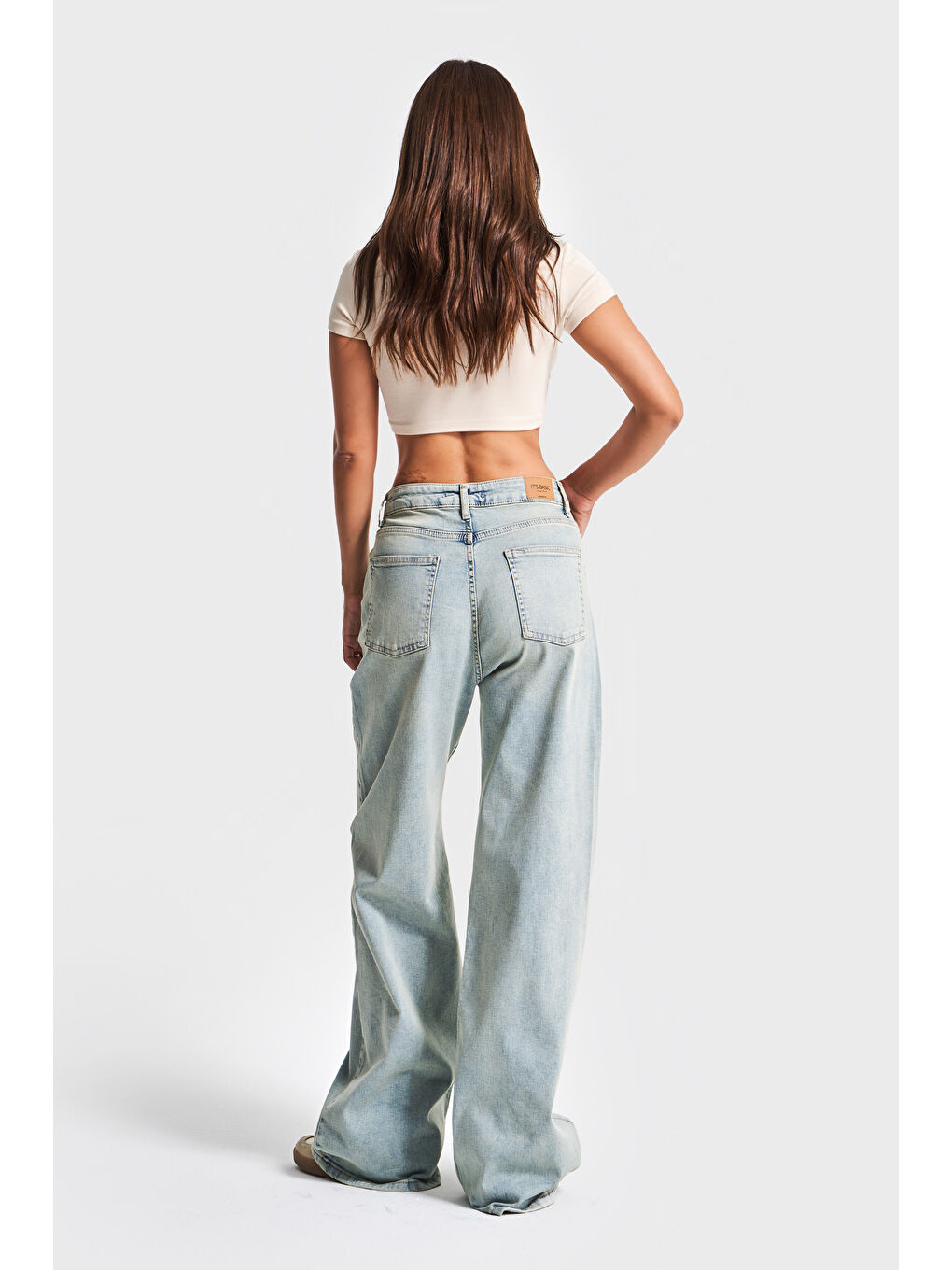 Mavi Kadın Jean Rengi 4s5-32 Elastanlı Esnek Kumaş Büyük Beden Denim Jean-2