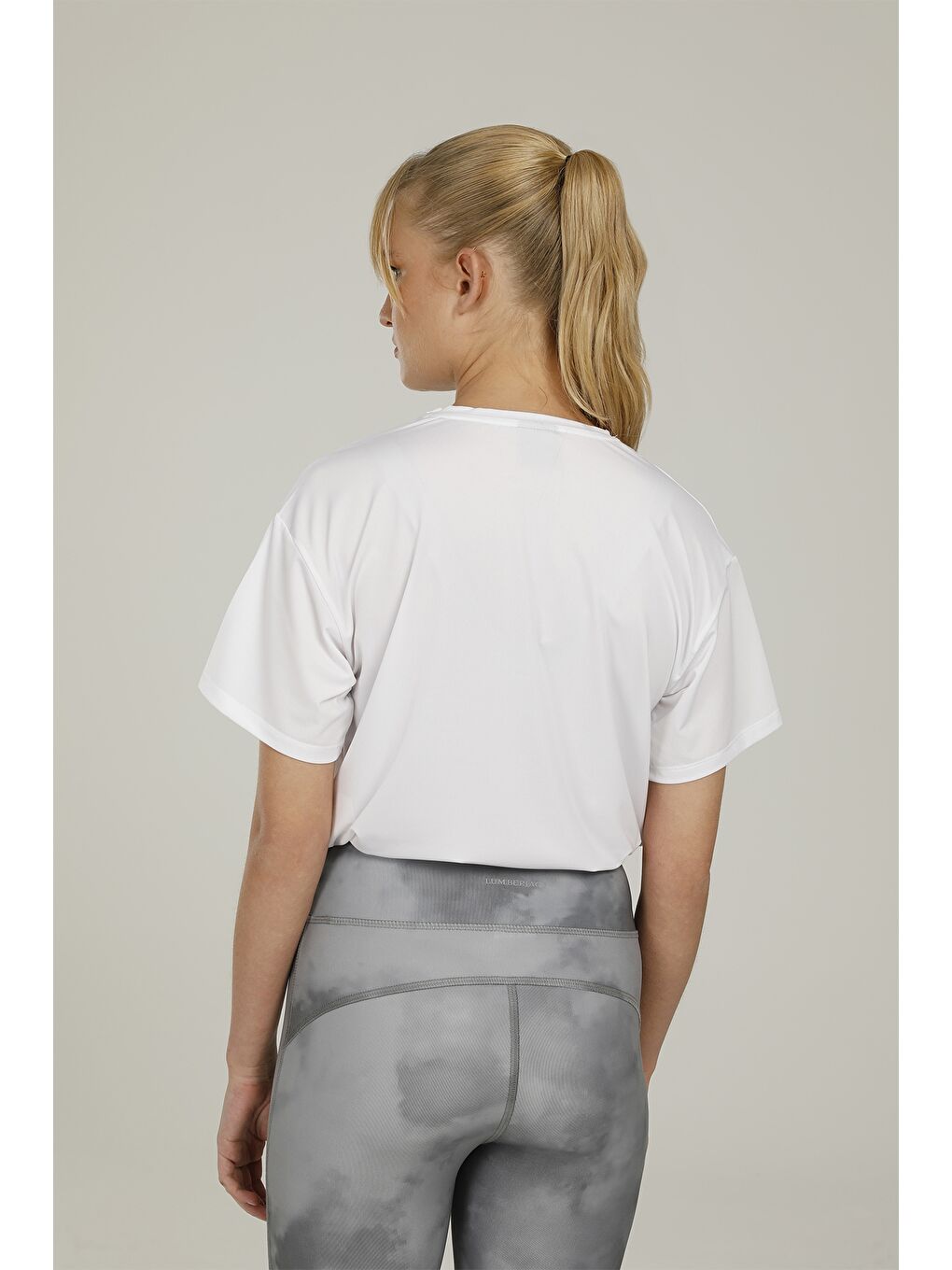 CT206 LENA GATHERED T-SHI Beyaz Kadın Kısa Kol T-Shirt-2