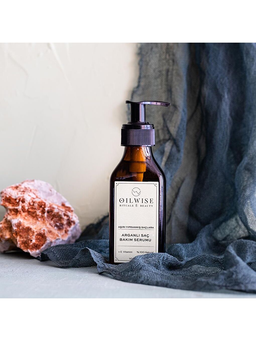 Oilwise Yıpranmış Saçlara Özel Nemlendirici ve Besleyici Arganlı Saç Serumu 100 ml