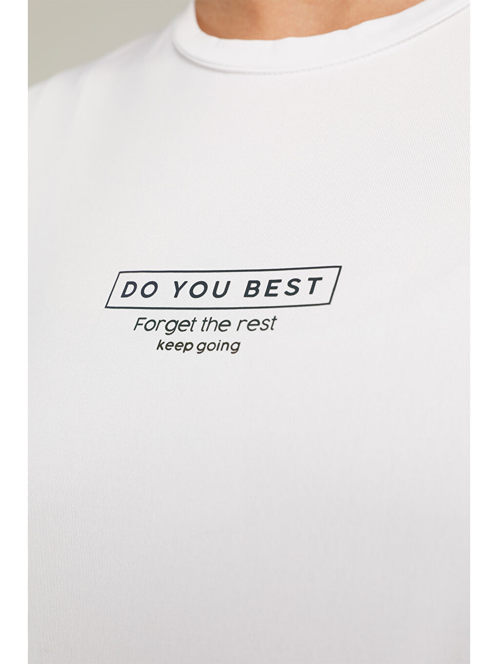 CT206 LENA GATHERED T-SHI Beyaz Kadın Kısa Kol T-Shirt-4