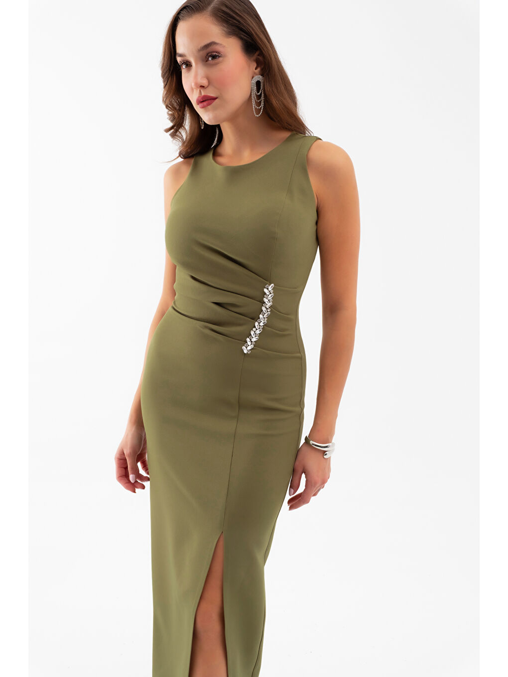 Kadın Haki Otrişli Söz Nişan Nikah Abiye Elbise-2