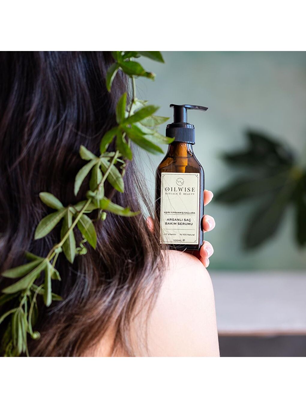 Oilwise Yıpranmış Saçlara Özel Nemlendirici ve Besleyici Arganlı Saç Serumu 100 ml-1