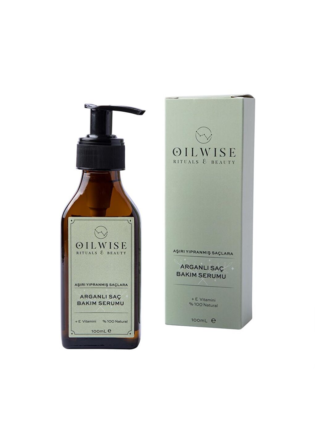 Yıpranmış Saçlara Özel Nemlendirici ve Besleyici Arganlı Saç Serumu 100 ml-2