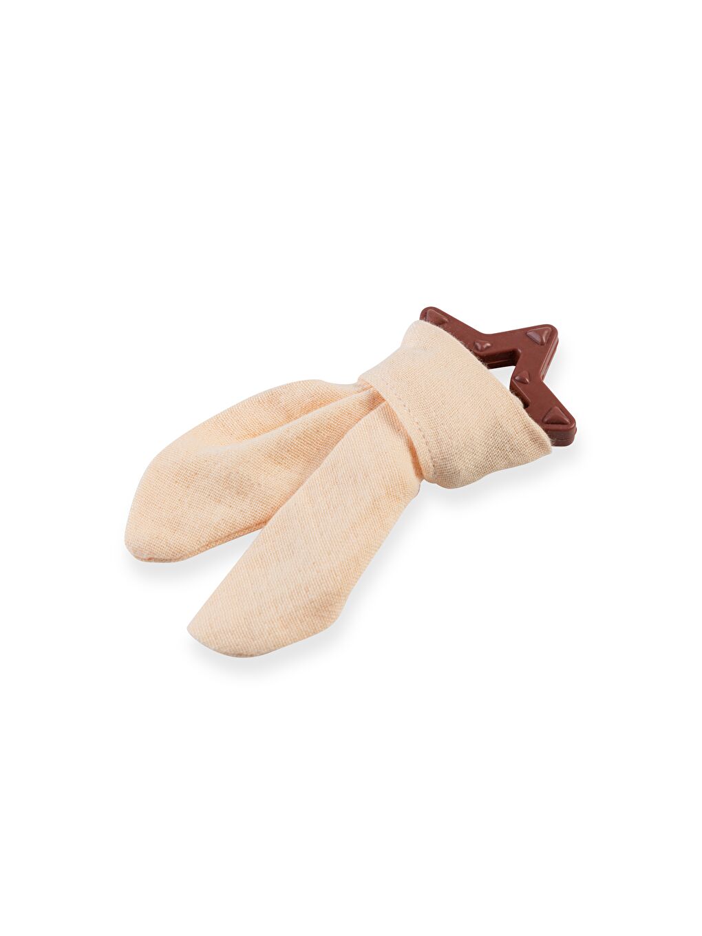 736 Silikon Diş Kaşıyıcılı Müslin Önlük Somon-2