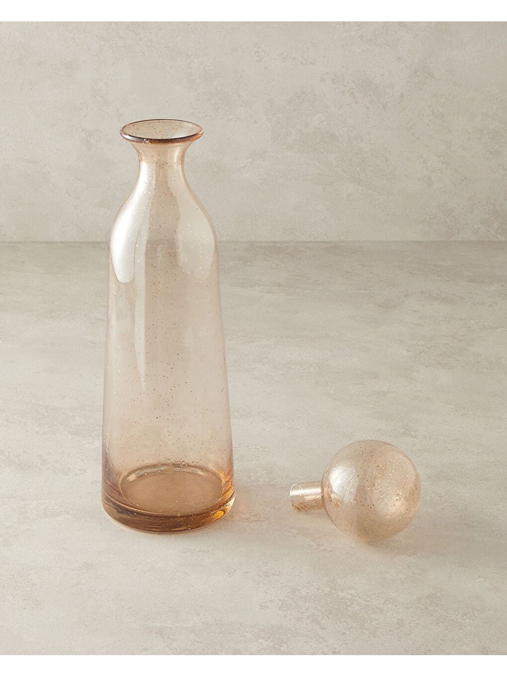 Sarı Gloria Cam Dekoratif Obje Gold-1