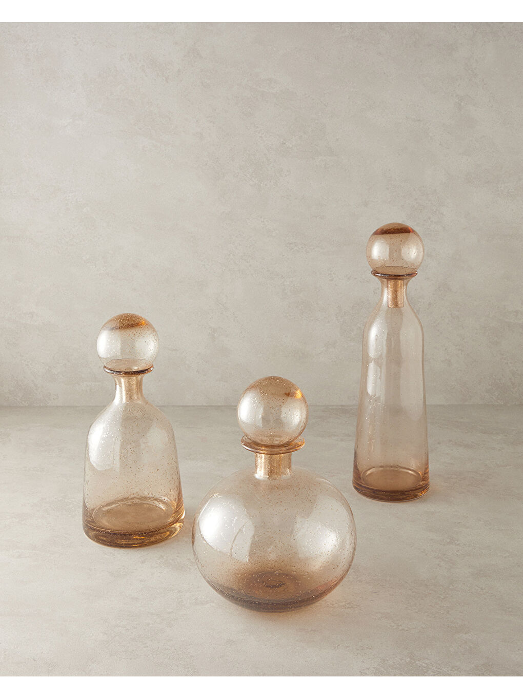 Sarı Gloria Cam Dekoratif Obje Gold-3