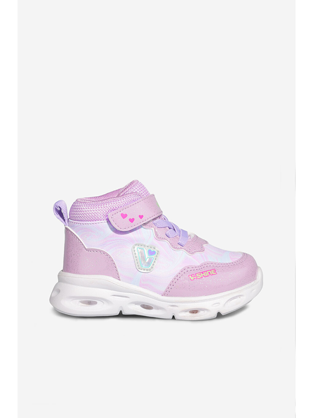 Poni Işıklı Kız Bebek Lila Bot