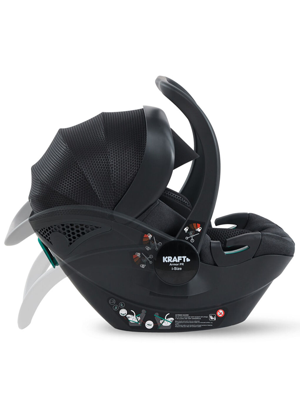 Armor Pr I-Size 03 kg Anakucağı/ Oto Koltuğu Siyah-10