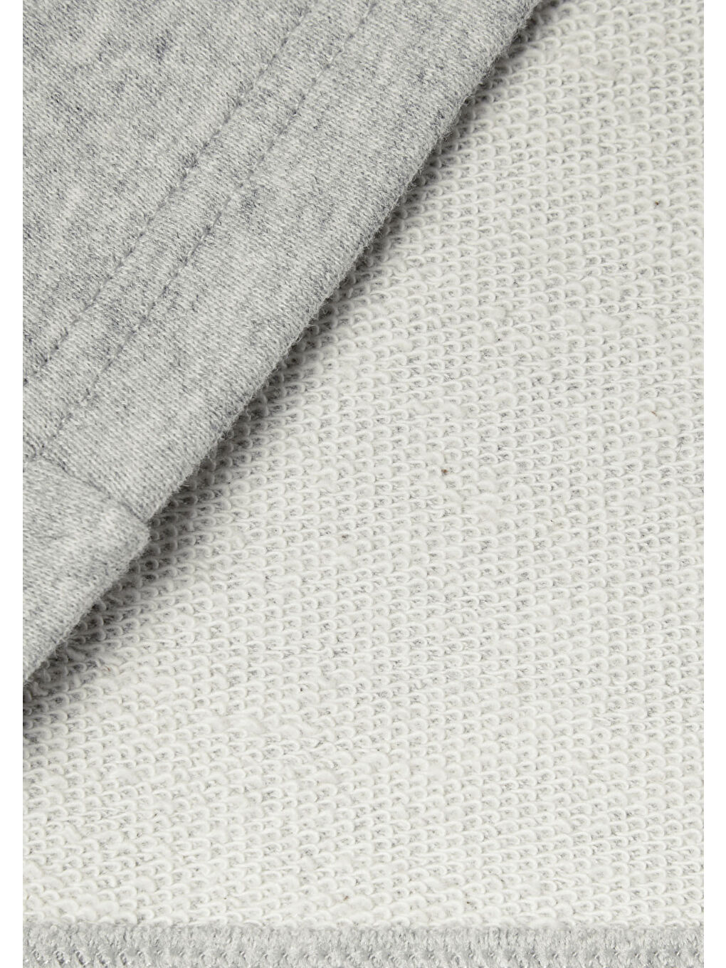 Kadın Gri Melanj  %100 Pamuk Yarım Fermuarlı Crop Stranger Things Polo T-shirt-5