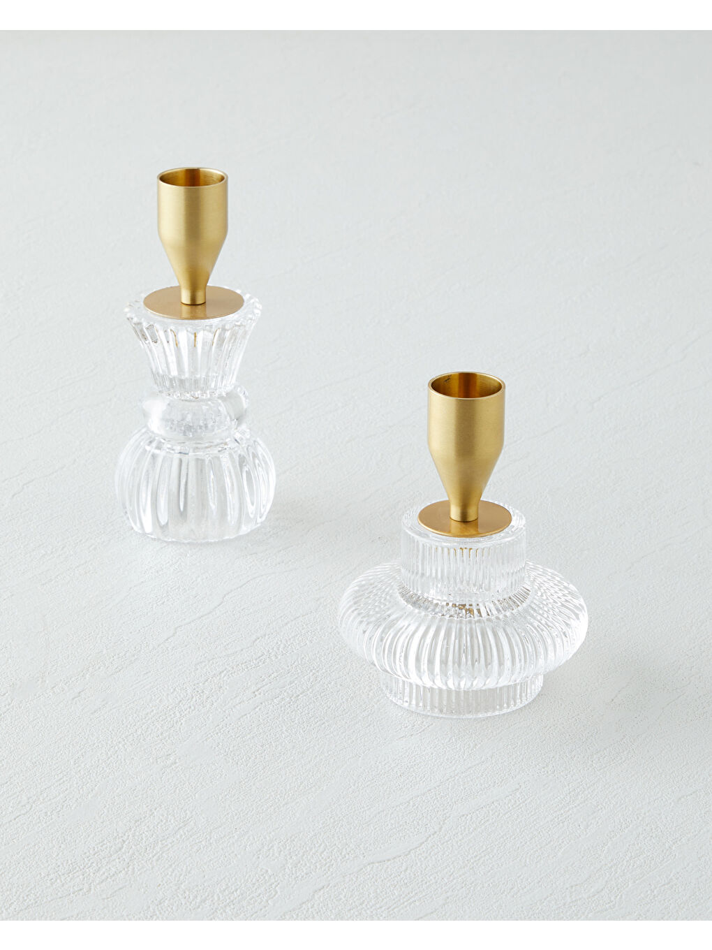 Renksiz Flory Şamdan 10.5 cm Şeffaf-3