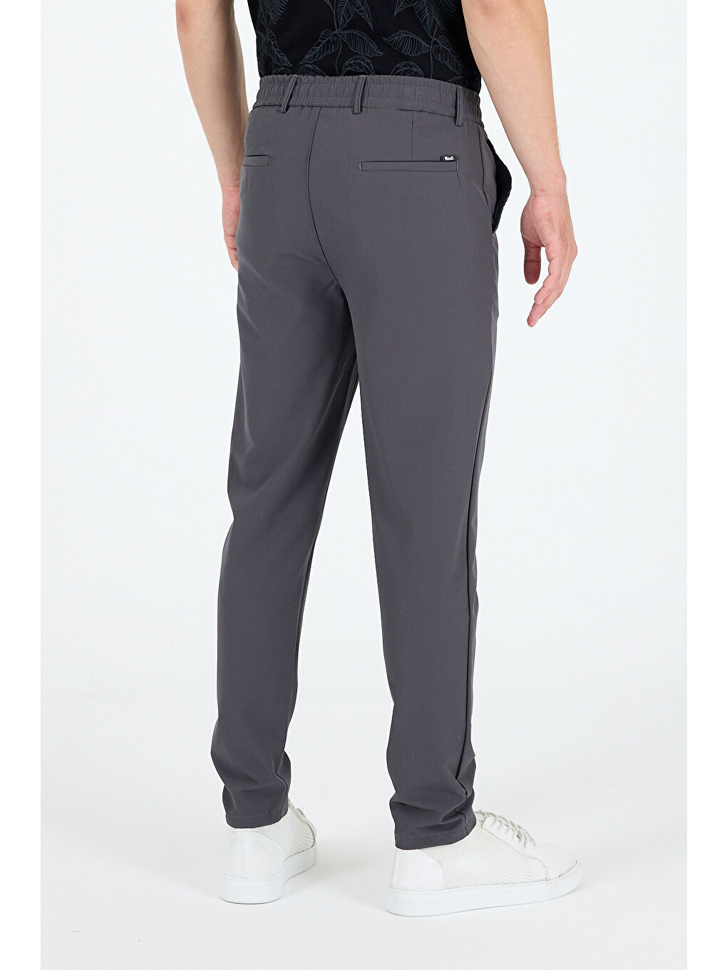 Antrasit Spor ve Günlük Rahat Cool %92Polyester %8Elastan Esnek Kumaş Erkek Jogger Pantolon Eşofman Altı 3670-4