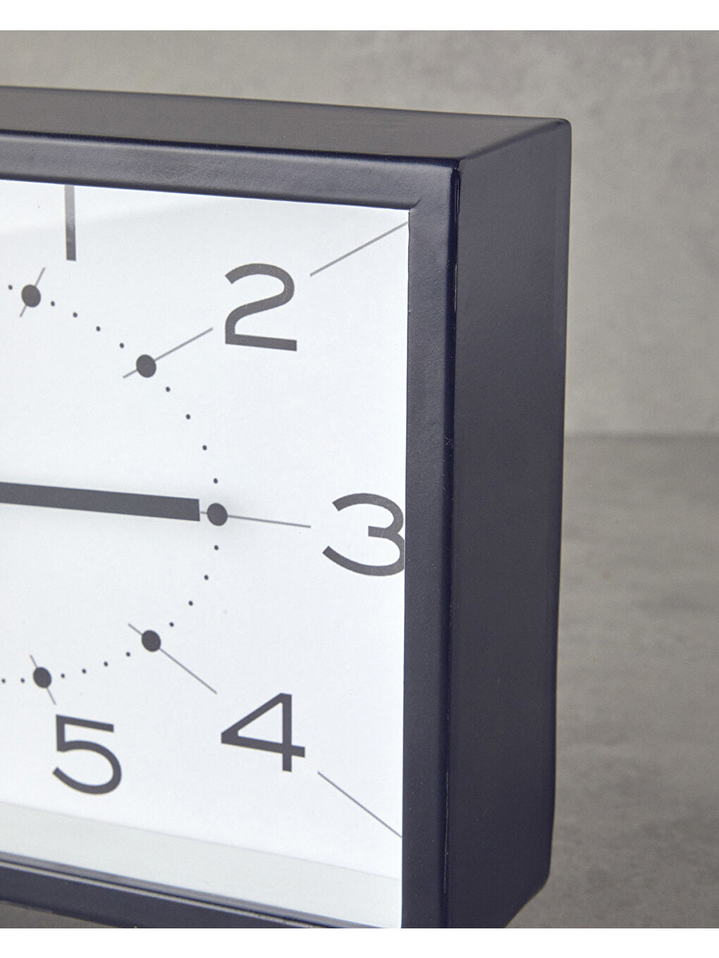 Flair Masa Saati Siyah-1