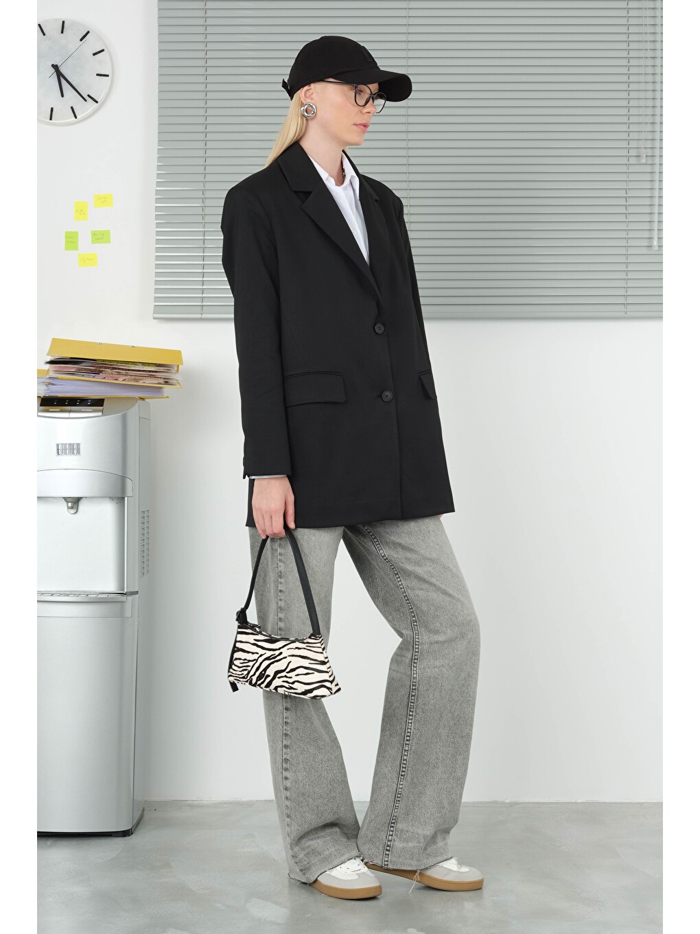 Klasik Blazer Ceket Siyah