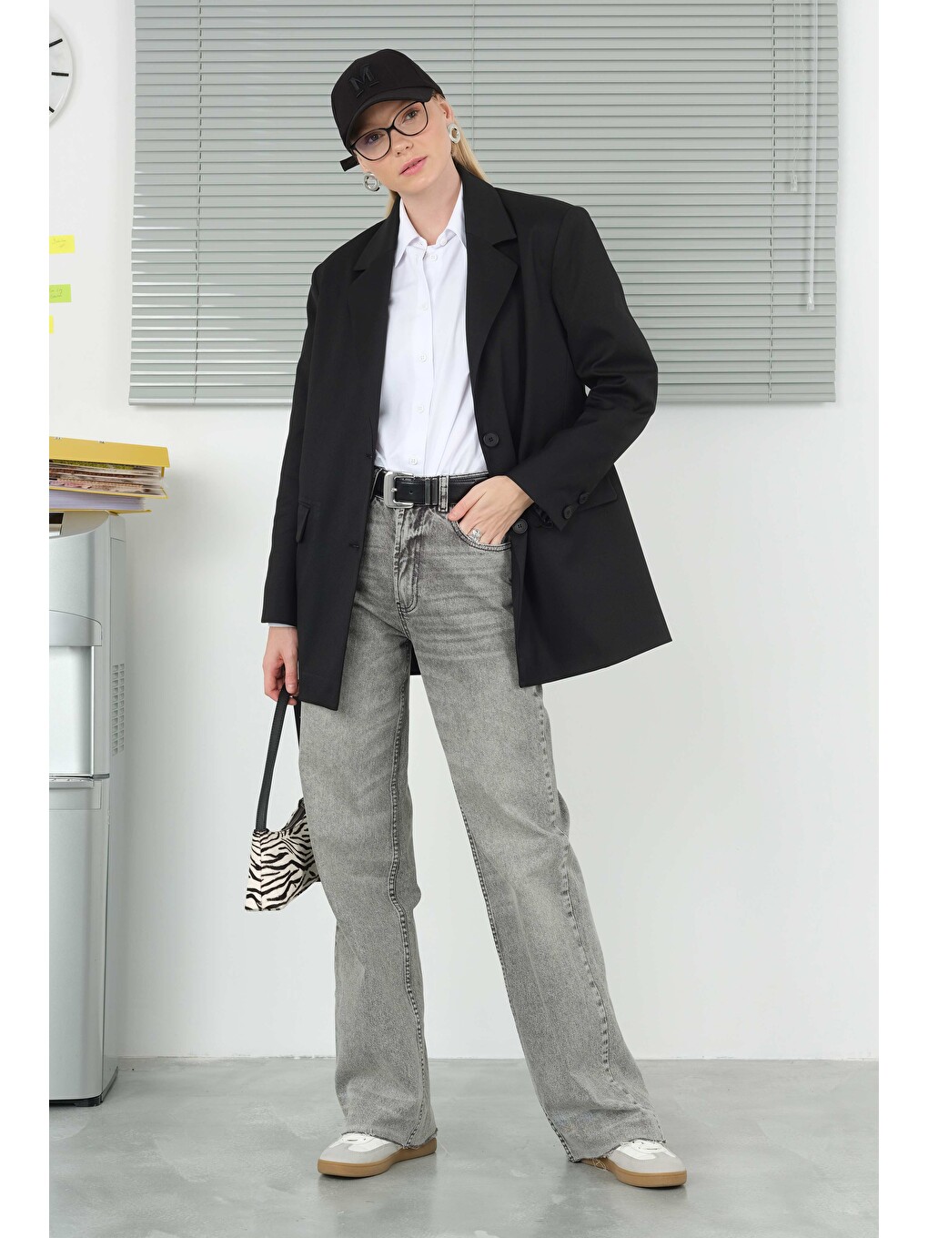 Klasik Blazer Ceket Siyah-2
