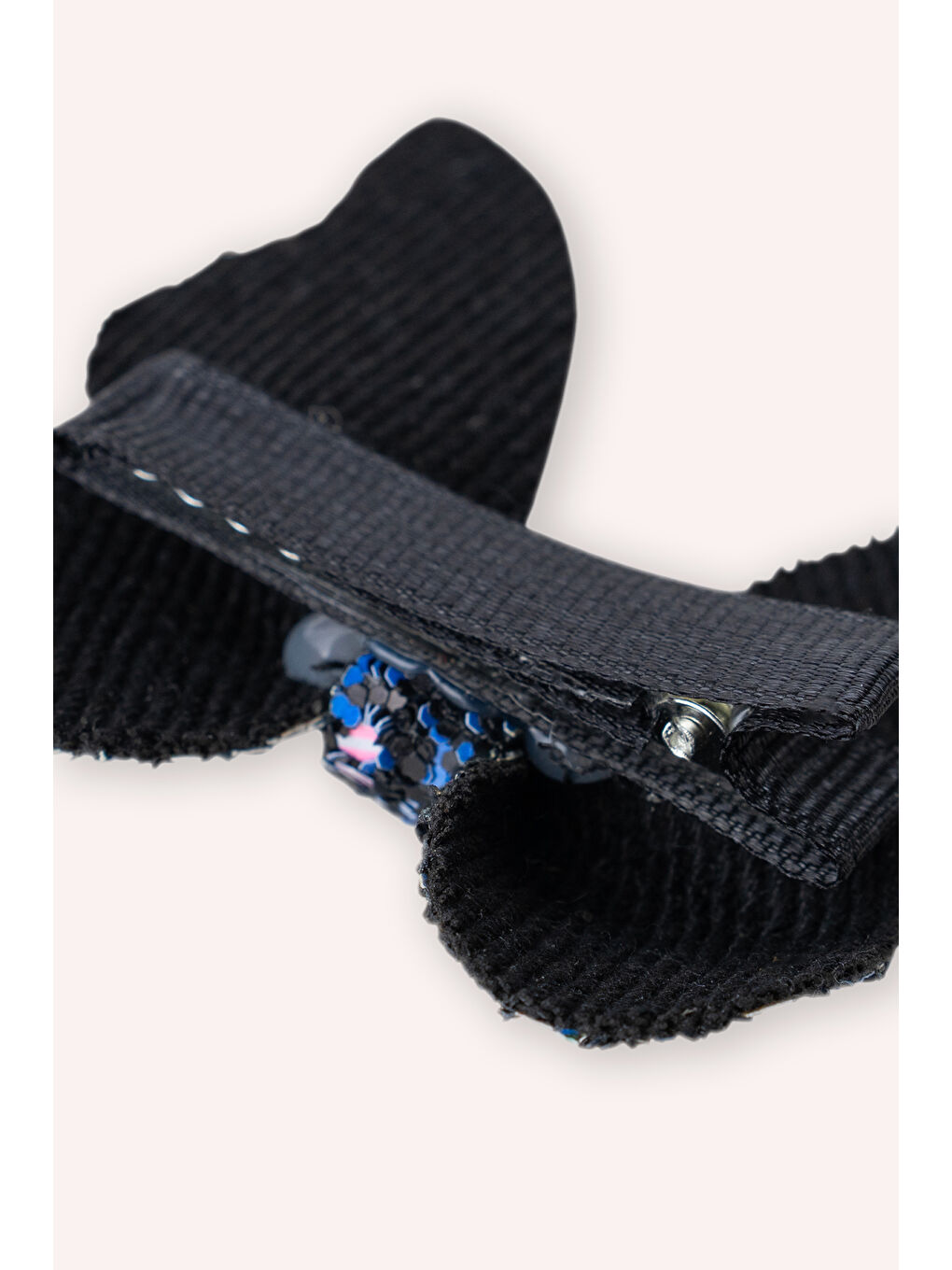 Kız Çocuk Glitterlı Mavi Toka Seti-1