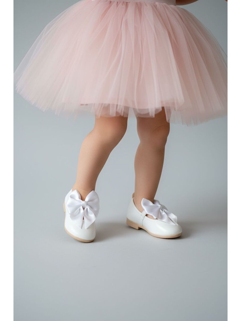 Kız Çocuk Beyaz Babet-1