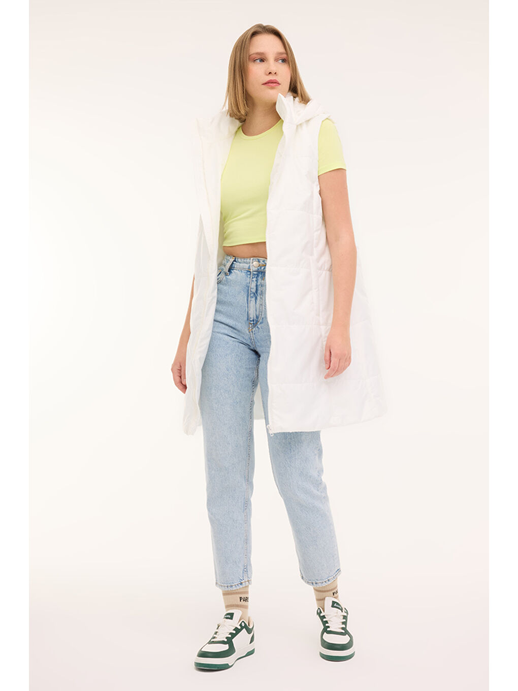 Bej WL JUN1 4 4PR Ekru Kadın Yelek-2