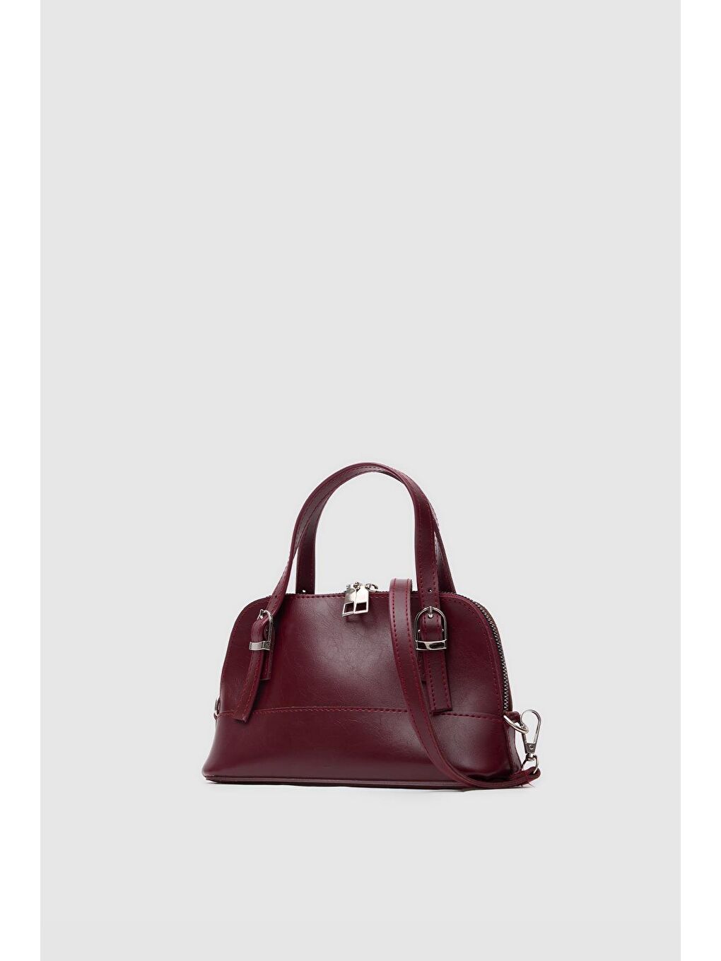 Ribbon Mini Çapraz Çanta Bordo-4