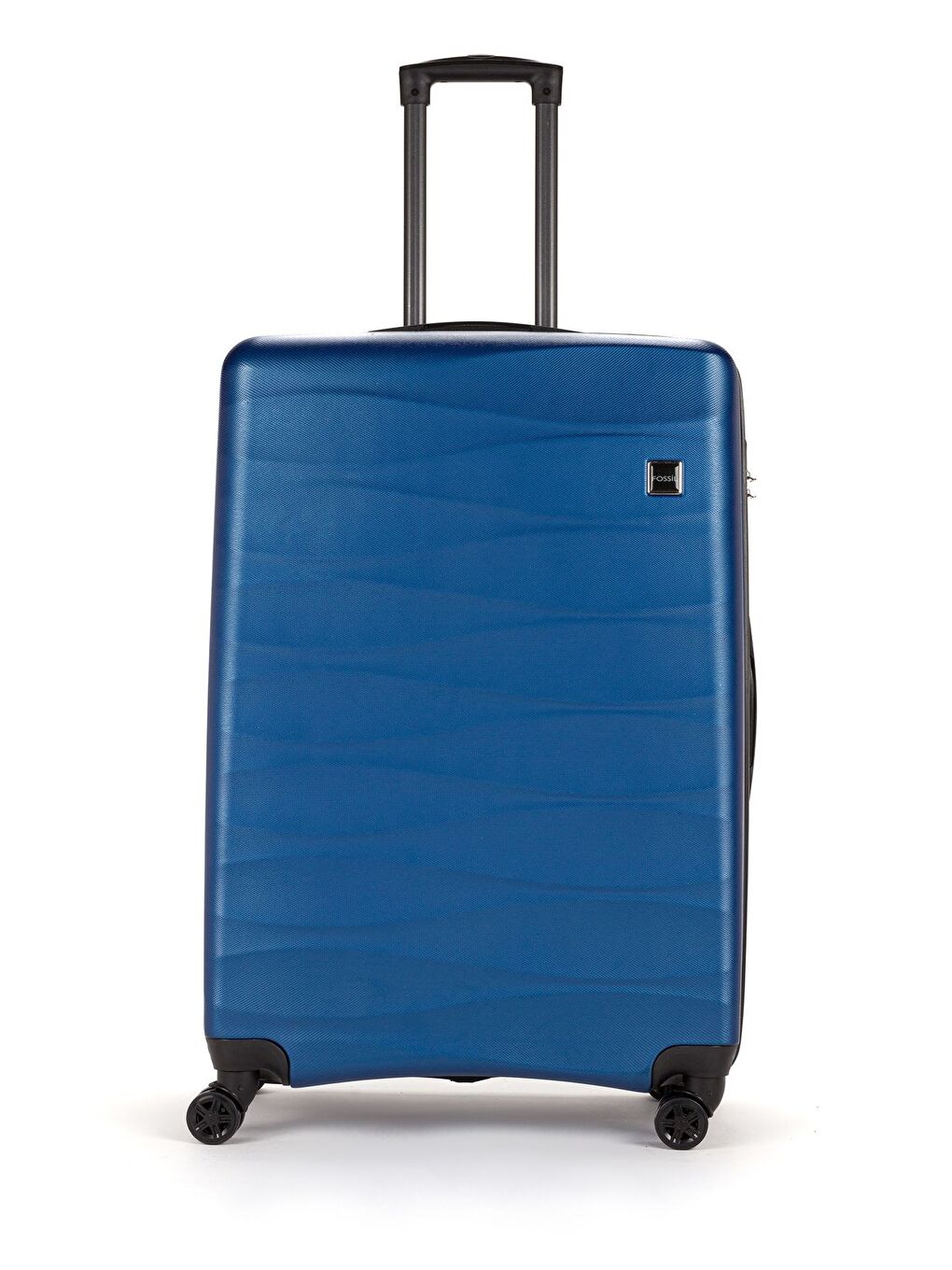 Mavi ABS Unisex Dalgalı 75cm Büyük Boy Valiz FSL119