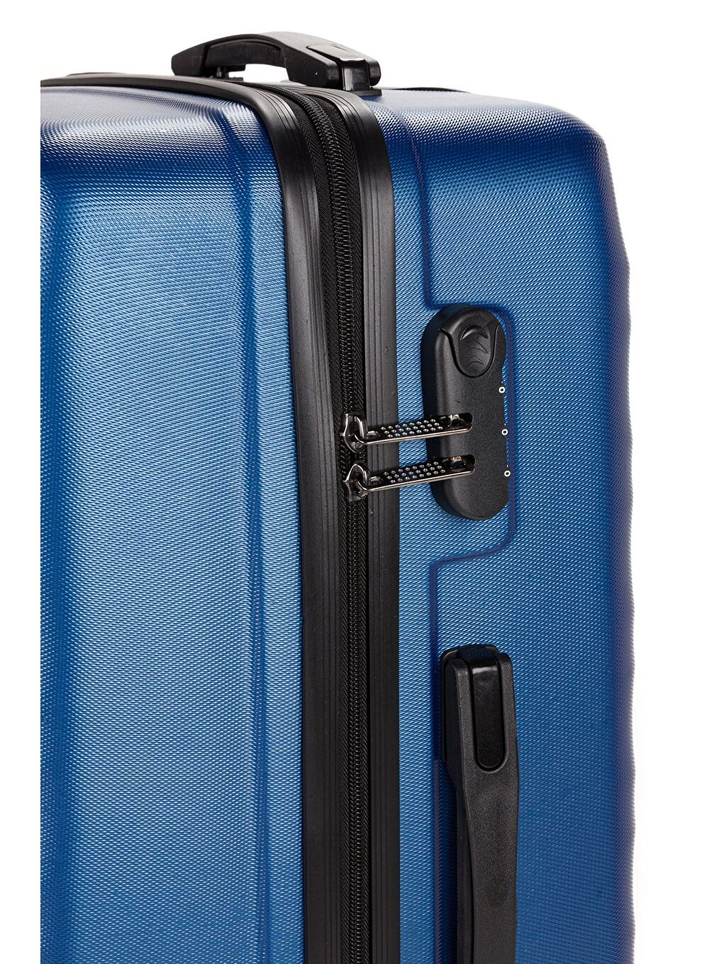 Mavi ABS Unisex Dalgalı 75cm Büyük Boy Valiz FSL119-5