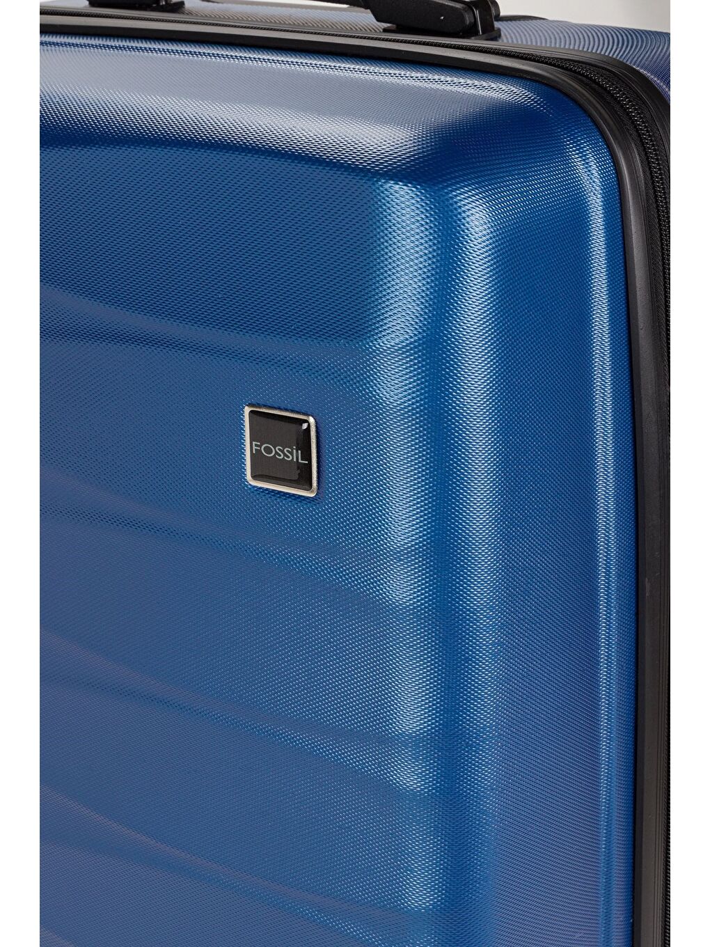 Mavi ABS Unisex Dalgalı Kabin Orta Büyük Boy 3'lü Valiz Seti FSL119-6