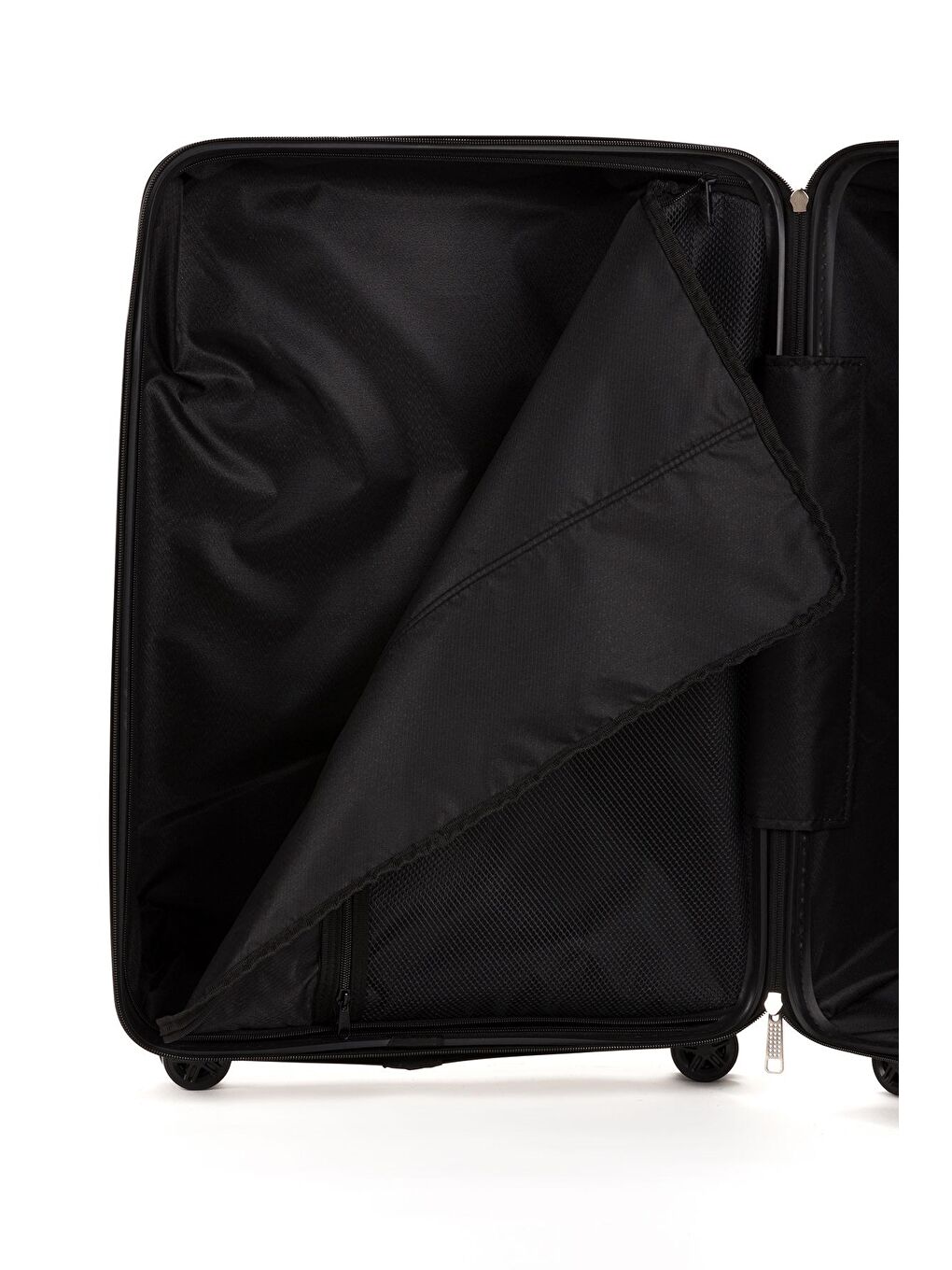 Gri ABS Unisex Dalgalı 75cm Büyük Boy Valiz FSL119-4