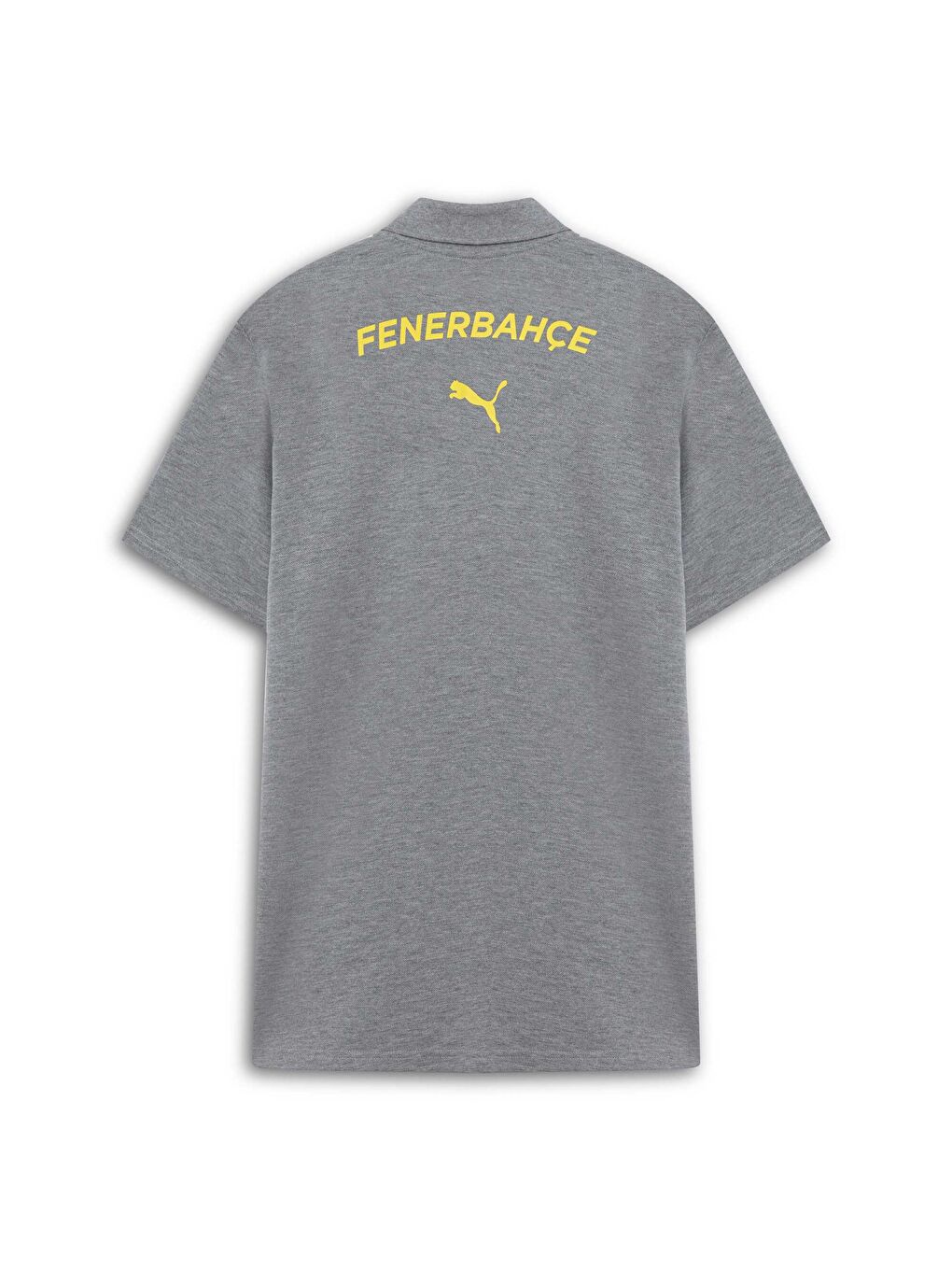 Gri Fenerbahçe S.K. Erkek Kısa Kollu Polo Üst-1
