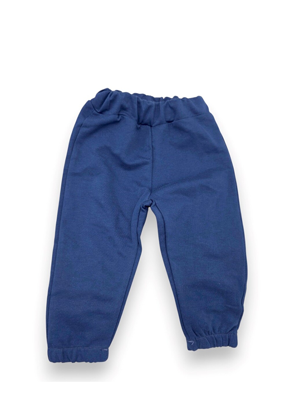 Lacivert Erkek Bebek Kapüşonlu 3'lü Takım Fermuarlı Sweatshirt Eşofman Takımı-5