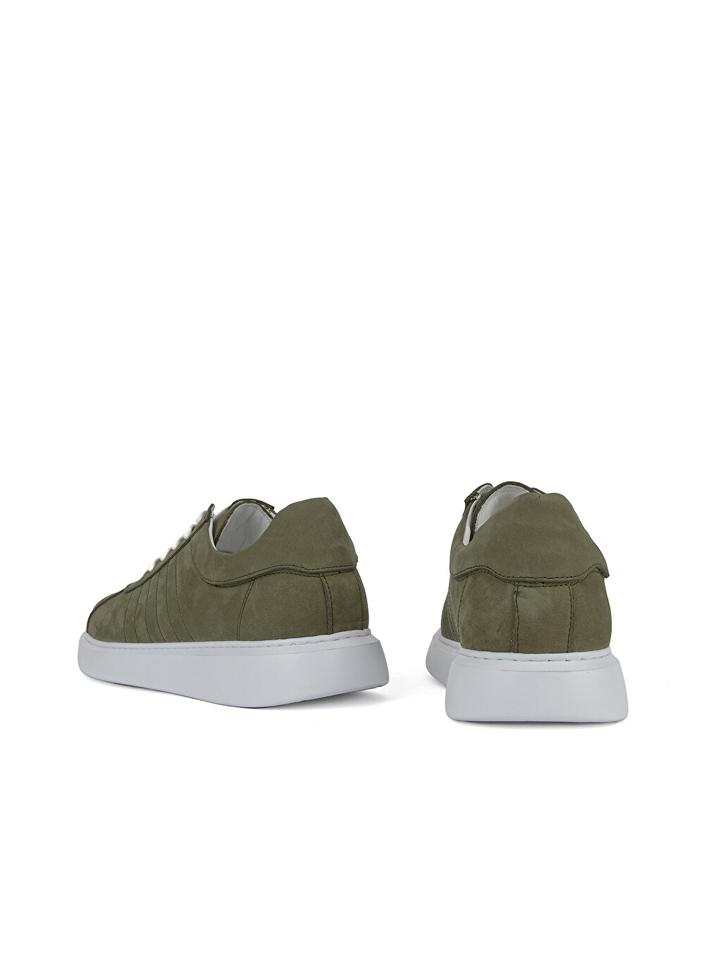 Erkek Hakiki Deri Sneaker 1611066Z2880 Haki-2