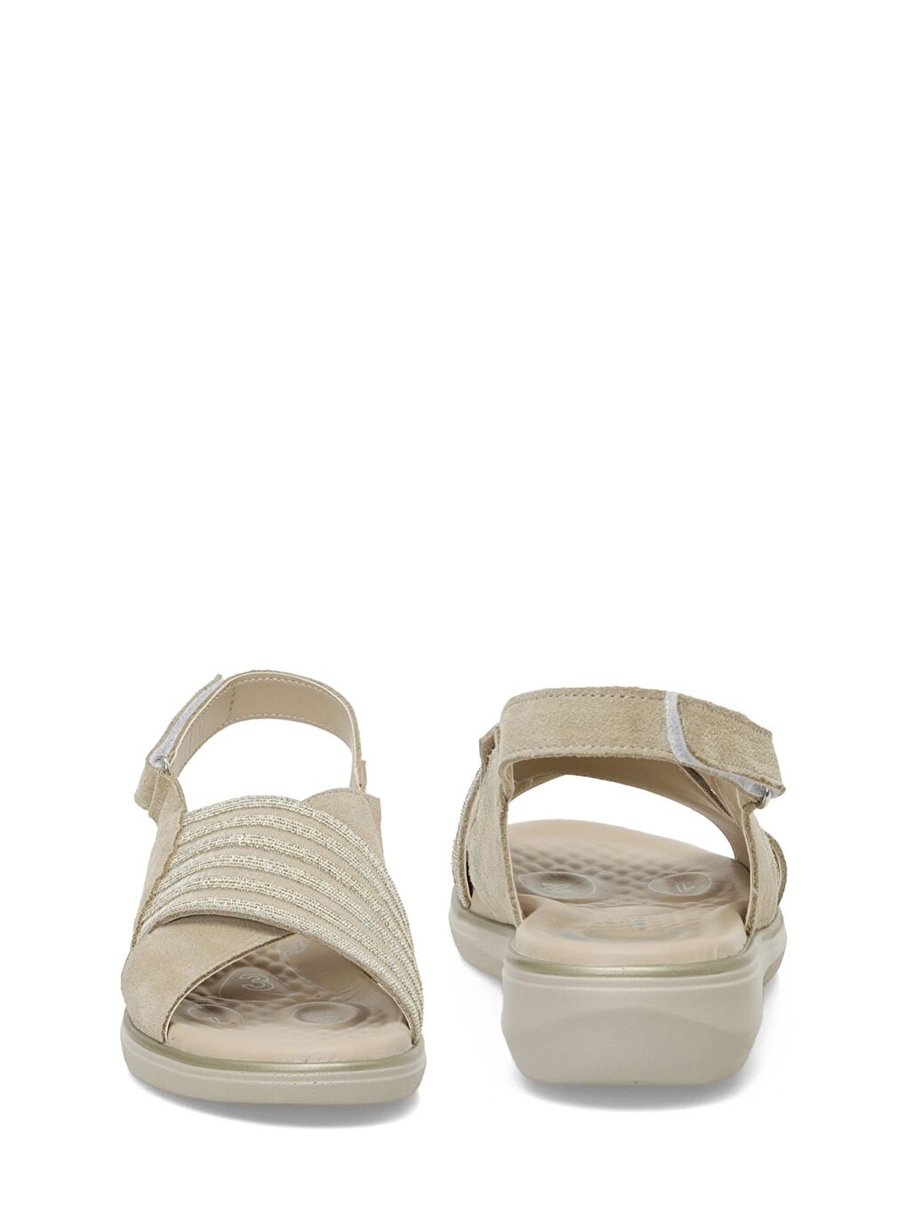 105521.Z5FX Bej Kadın Comfort Sandalet-4