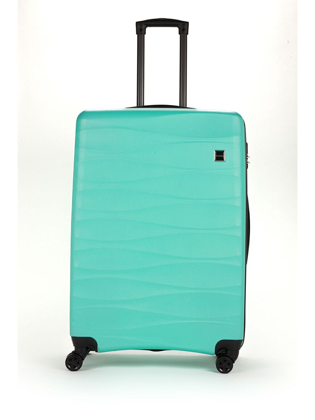 Turkuaz ABS Unisex Dalgalı 75cm Büyük Boy Valiz FSL119