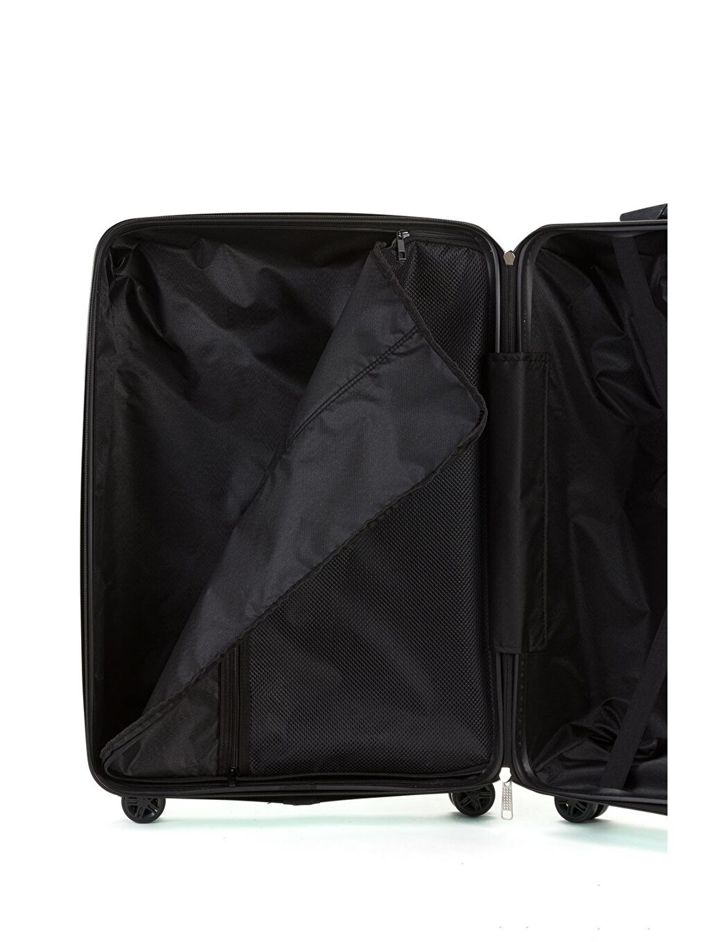 Turkuaz ABS Unisex Dalgalı 75cm Büyük Boy Valiz FSL119-3