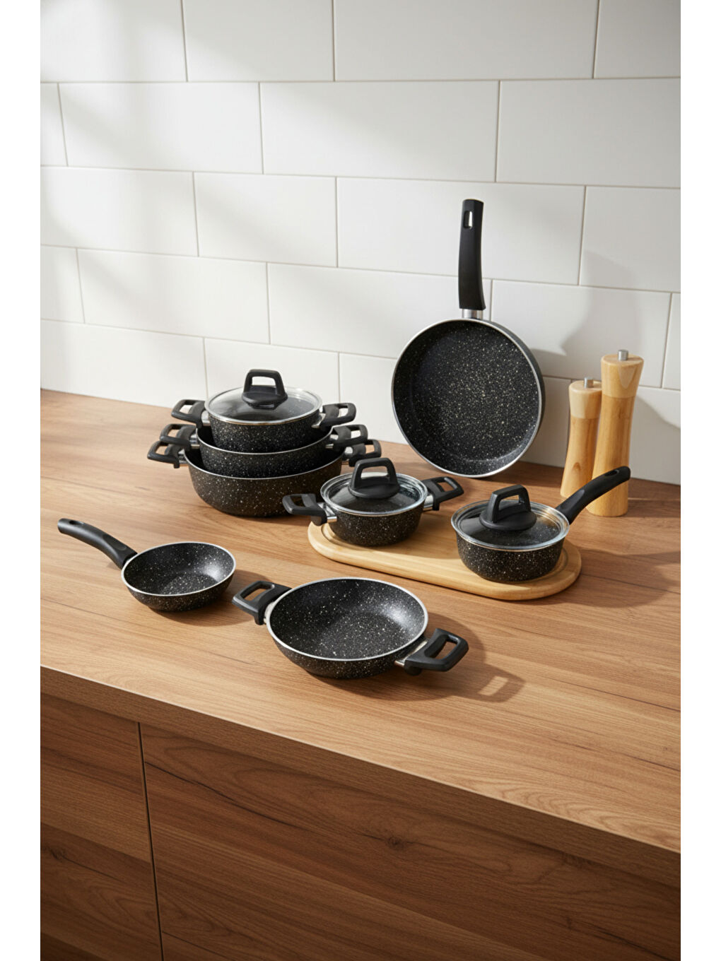Anita 13 Parça Tencere Seti Siyah-3