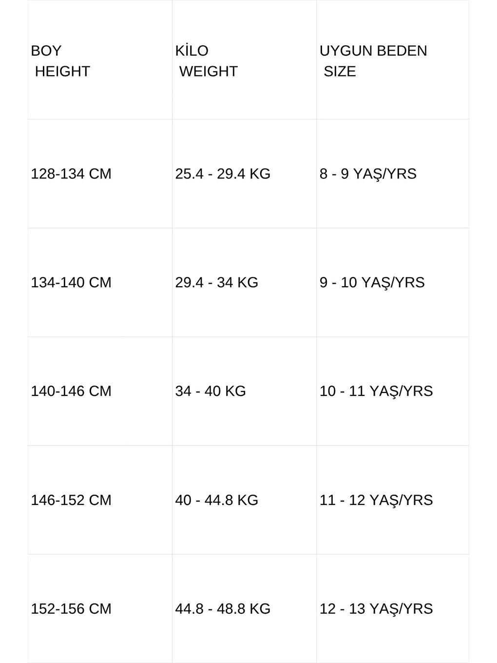 Ekru Kız Çocuk %100 Pamuk Pijama Takımı 8-13 Yaş 12697IS-3