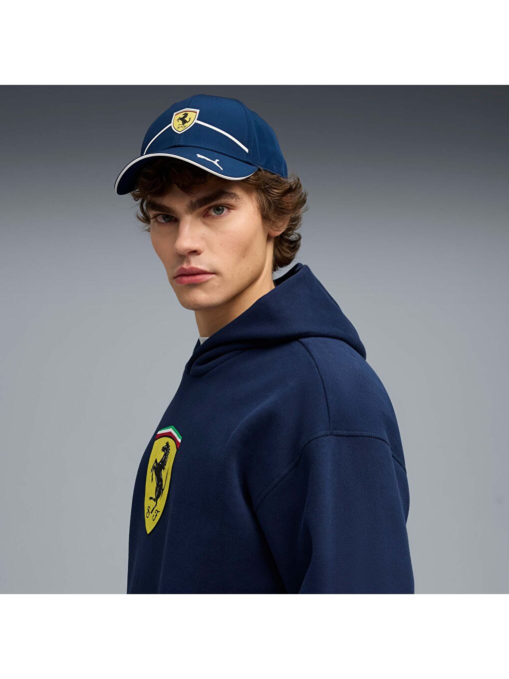 Mavi FERRARI Race Beyzbol Şapkası-3