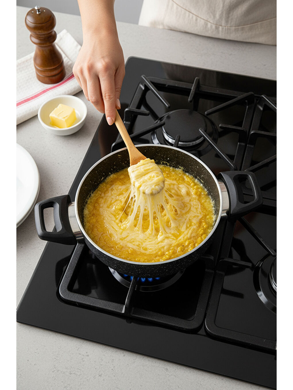 Anita 13 Parça Tencere Seti Siyah-4