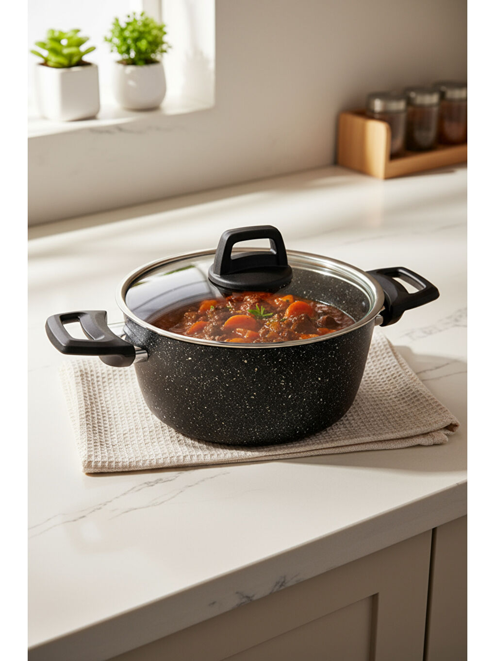 Anita 13 Parça Tencere Seti Siyah-5