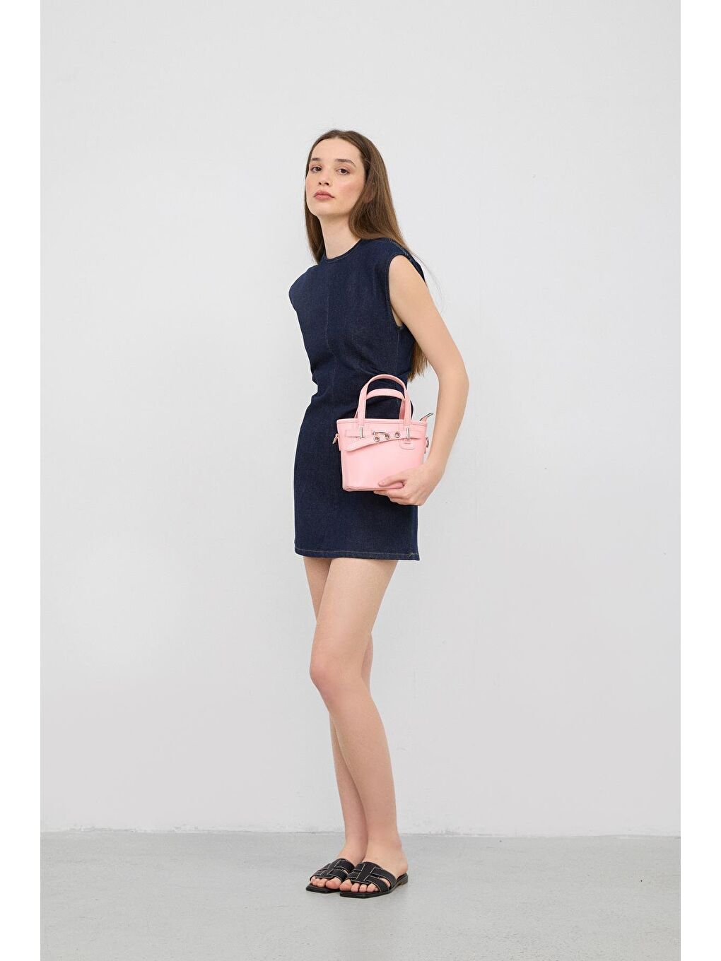 Papillon Vintage Çapraz Çanta Pembe-3