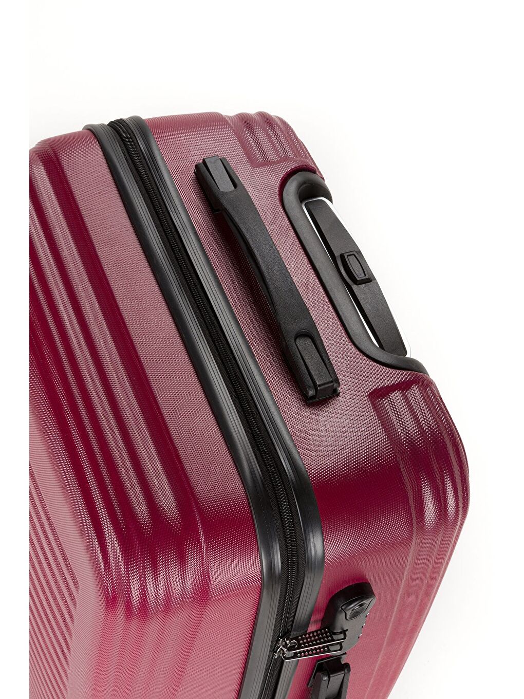 Bordo ABS Unisex 75cm Büyük Boy Valiz FSL126-5