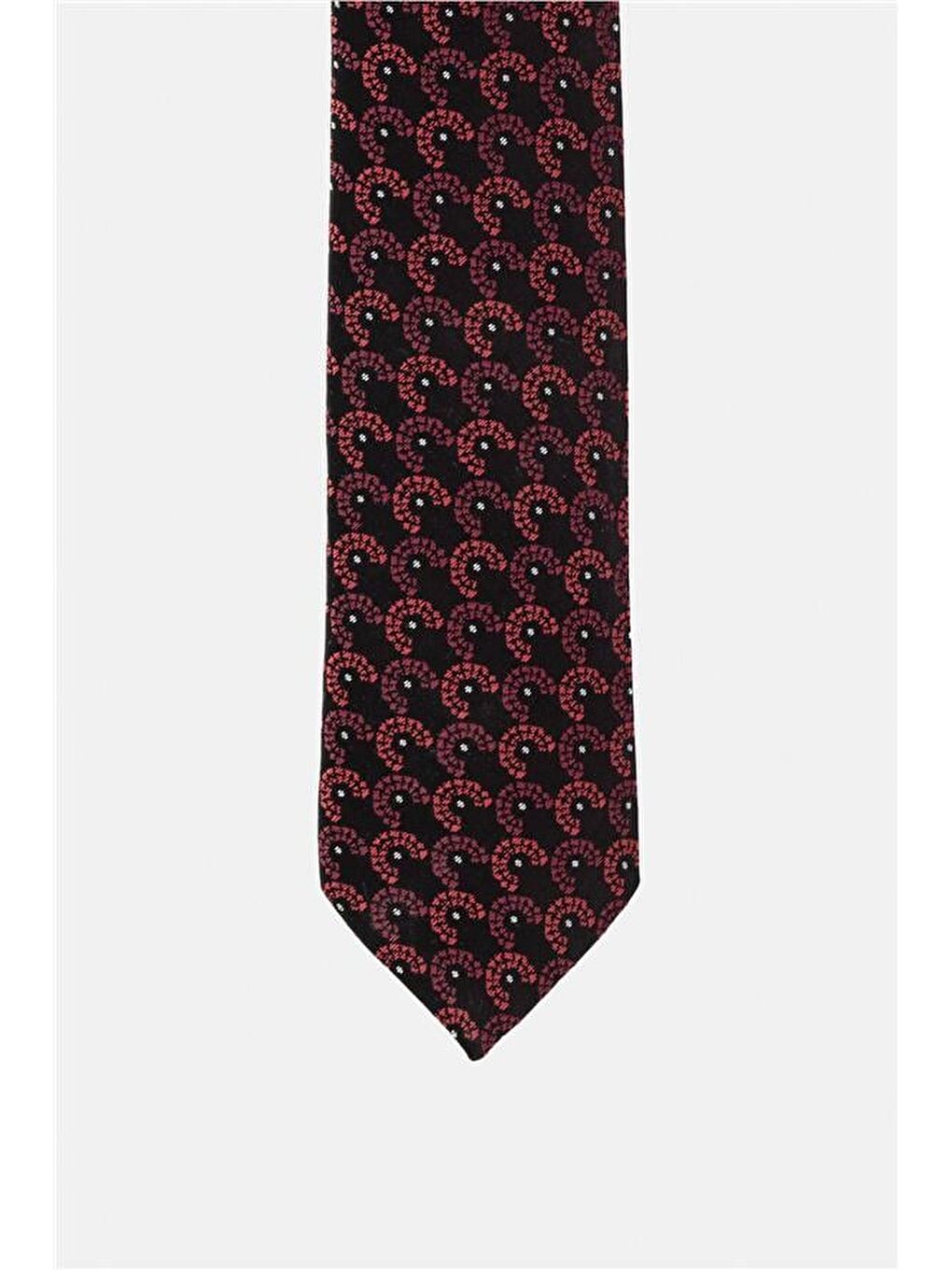 Bordo Baskılı Kravat-1