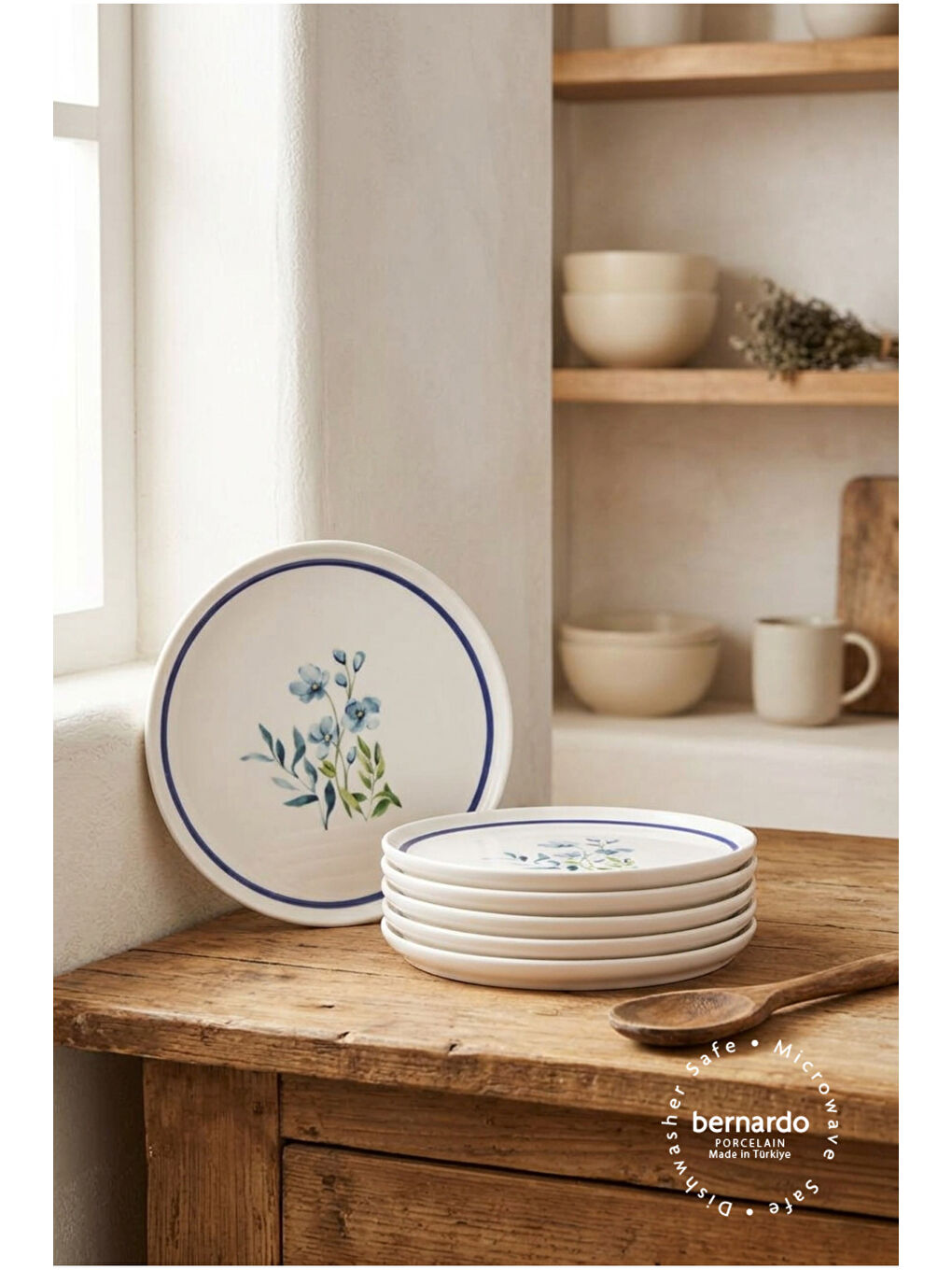 Beyaz Clara 6 Parça Pasta Takımı-3