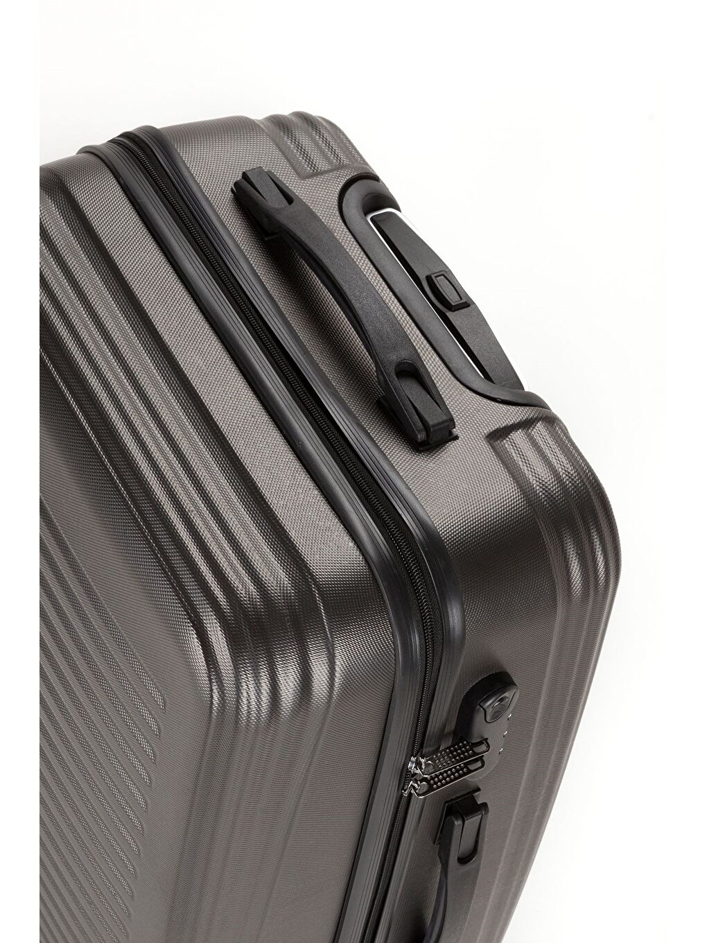 Gri ABS Unisex 75cm Büyük Boy Valiz FSL126-5