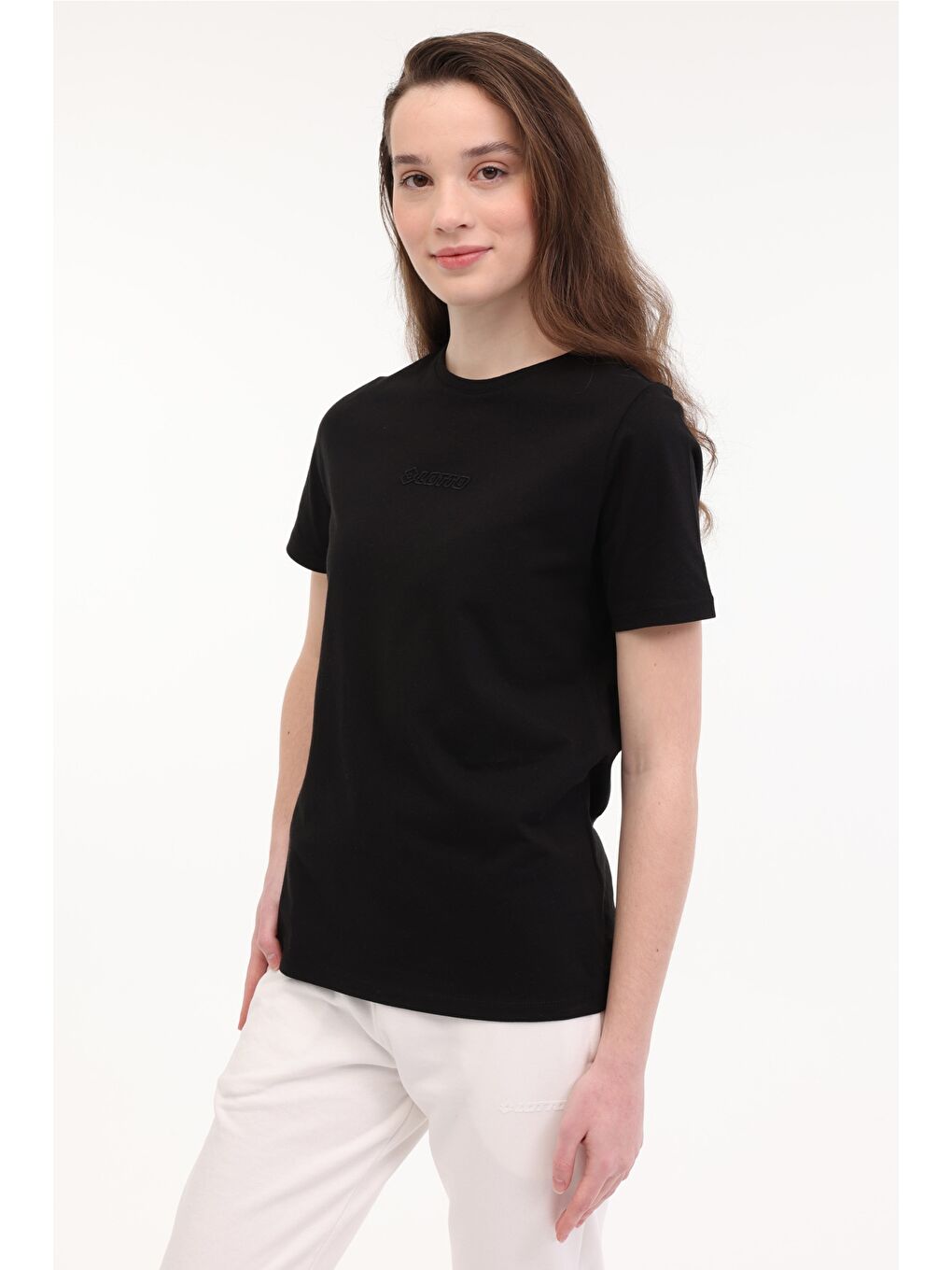 W-KEPY LONG TEE 5FX Siyah Kadın Kısa Kol T-Shirt