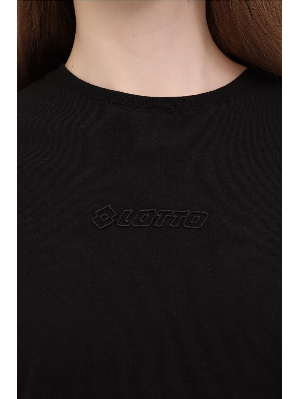 W-KEPY LONG TEE 5FX Siyah Kadın Kısa Kol T-Shirt-3