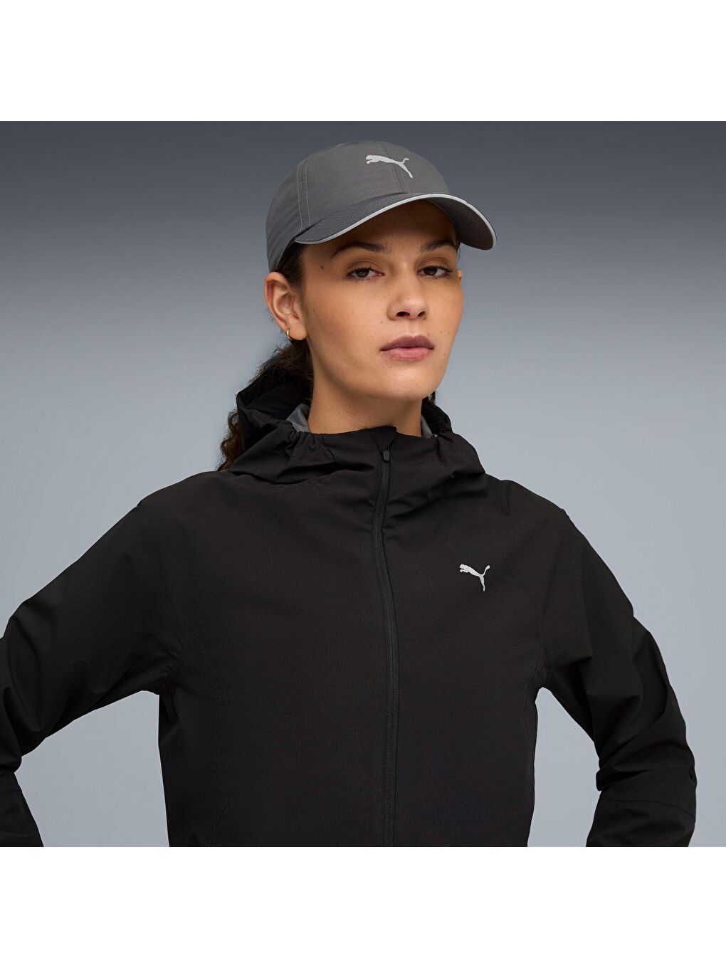 Gri RUNNING III Beyzbol Şapka-3